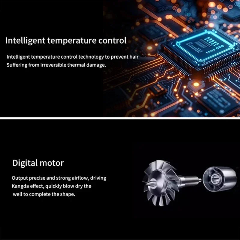 Tinsol 6 in1 Detachable with Comb AttachmentBlow DryerWith Comb for Voluminous Styles - Achieve Salon-Like Results at Home