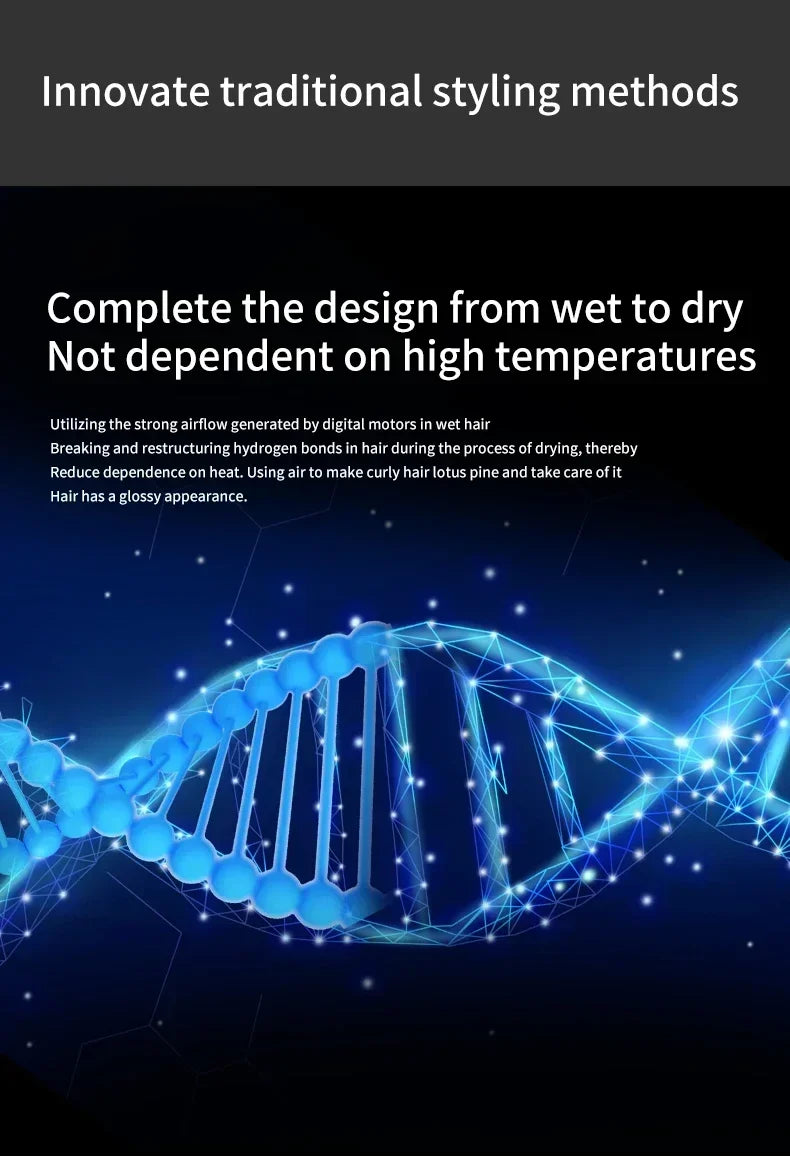 Tinsol 6 in1 Detachable with Comb AttachmentBlow DryerWith Comb for Voluminous Styles - Achieve Salon-Like Results at Home