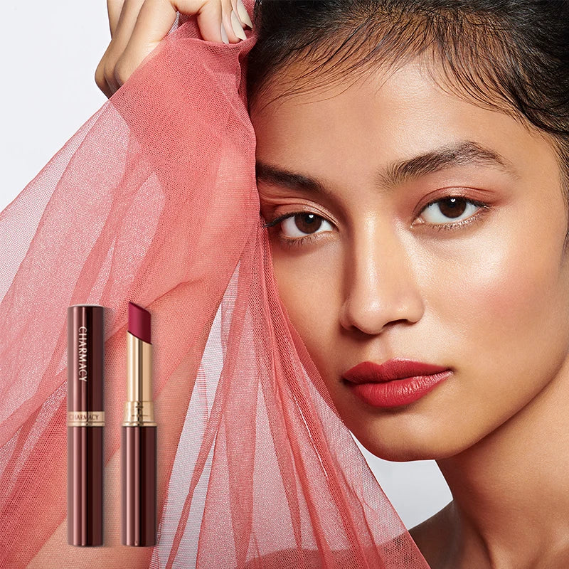 Long-Durable Rouge à lèvres nude mat imperméable Velours coréen de luxe Facile à porter Rouge à lèvres pour femmes Maquillage Cosmétique