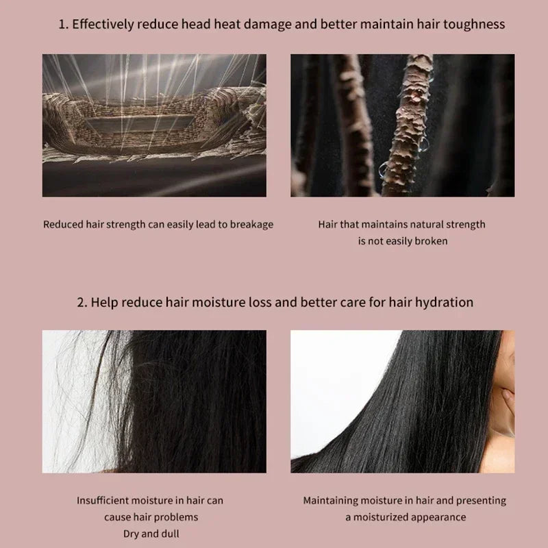 Tinsol 6 in1 Detachable with Comb AttachmentBlow DryerWith Comb for Voluminous Styles - Achieve Salon-Like Results at Home