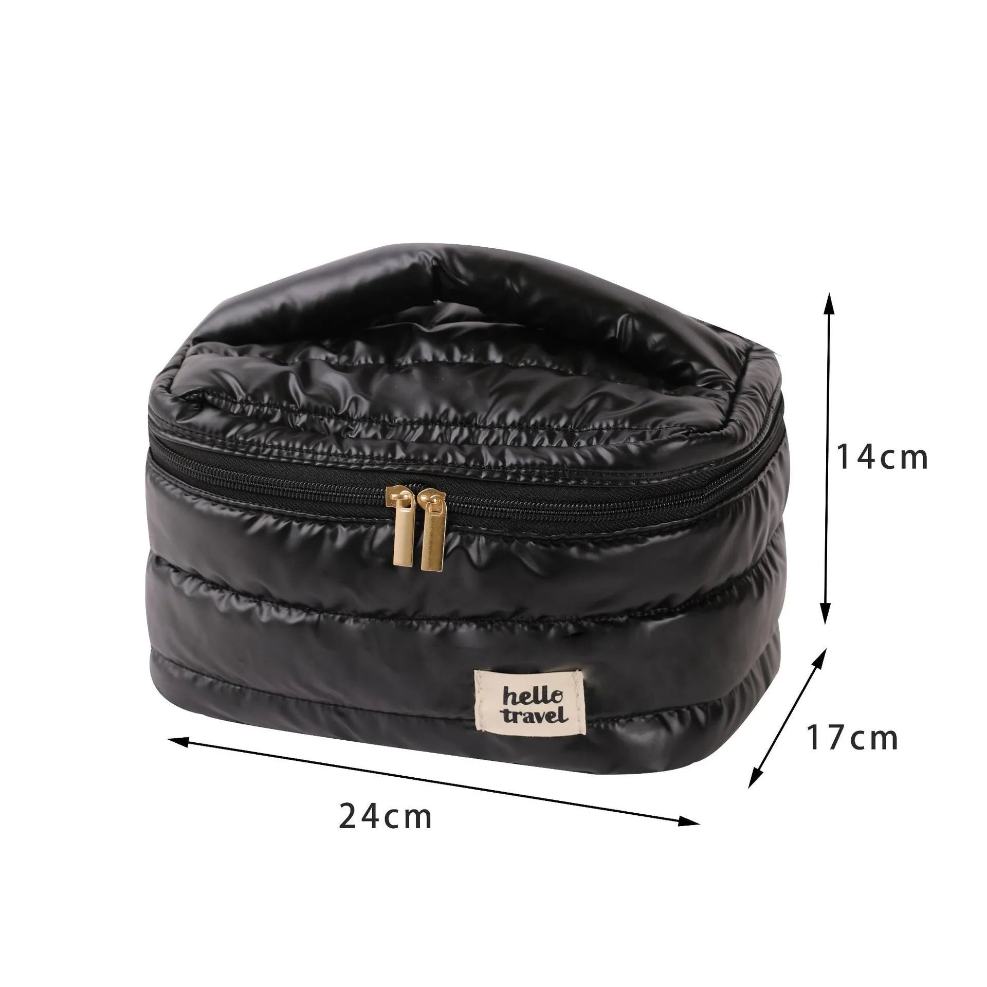 Large Capacity Travel Makeup Bag Fashion Portable Multifunctional Cosmetic Bag Waterproof Toiletry  Storage Organizer Bag