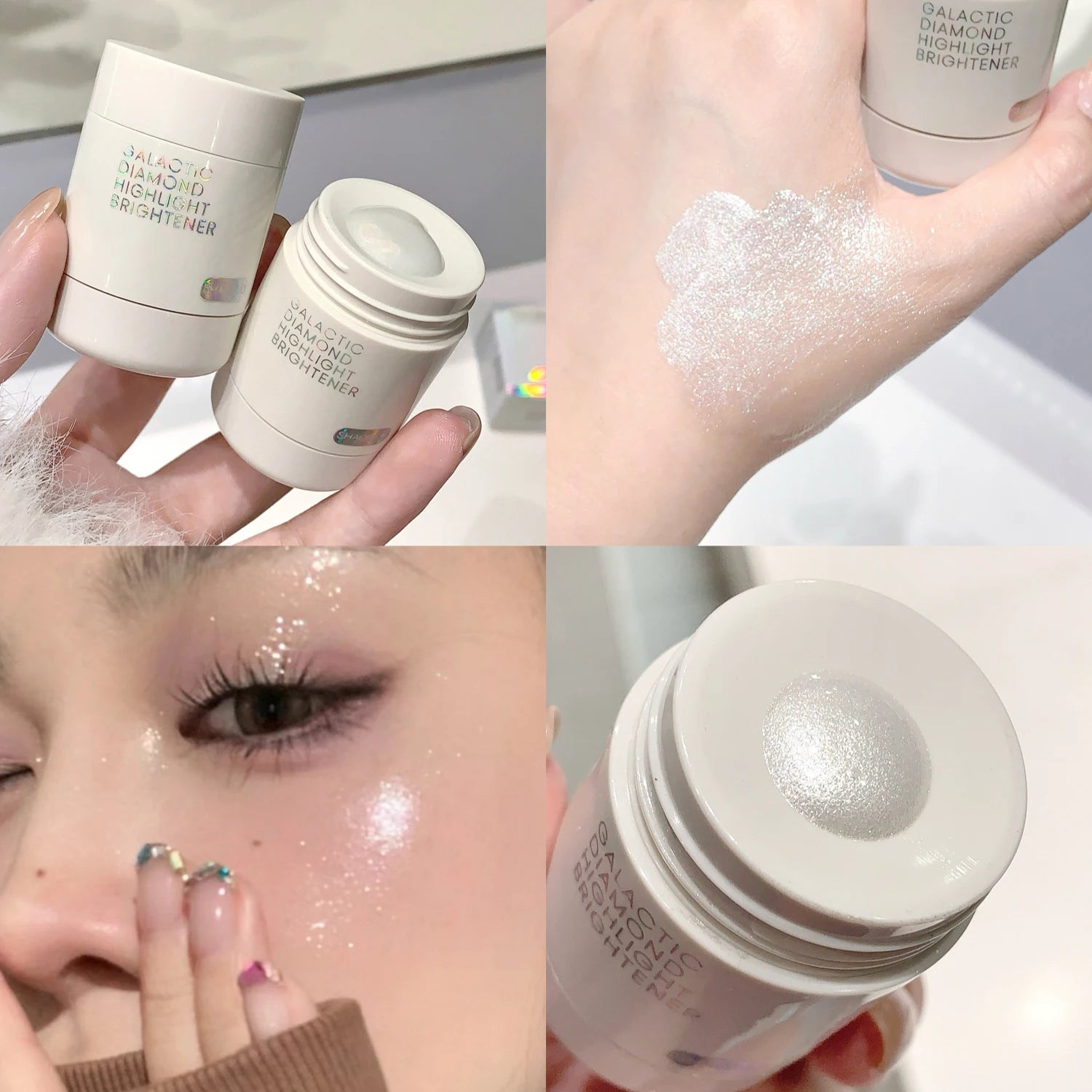 Pearlescent Diamond Highlighting Liquid Intense Sparkle Full Body Shimmer Facial Contour Brightening Lasting Liquid Highlighter