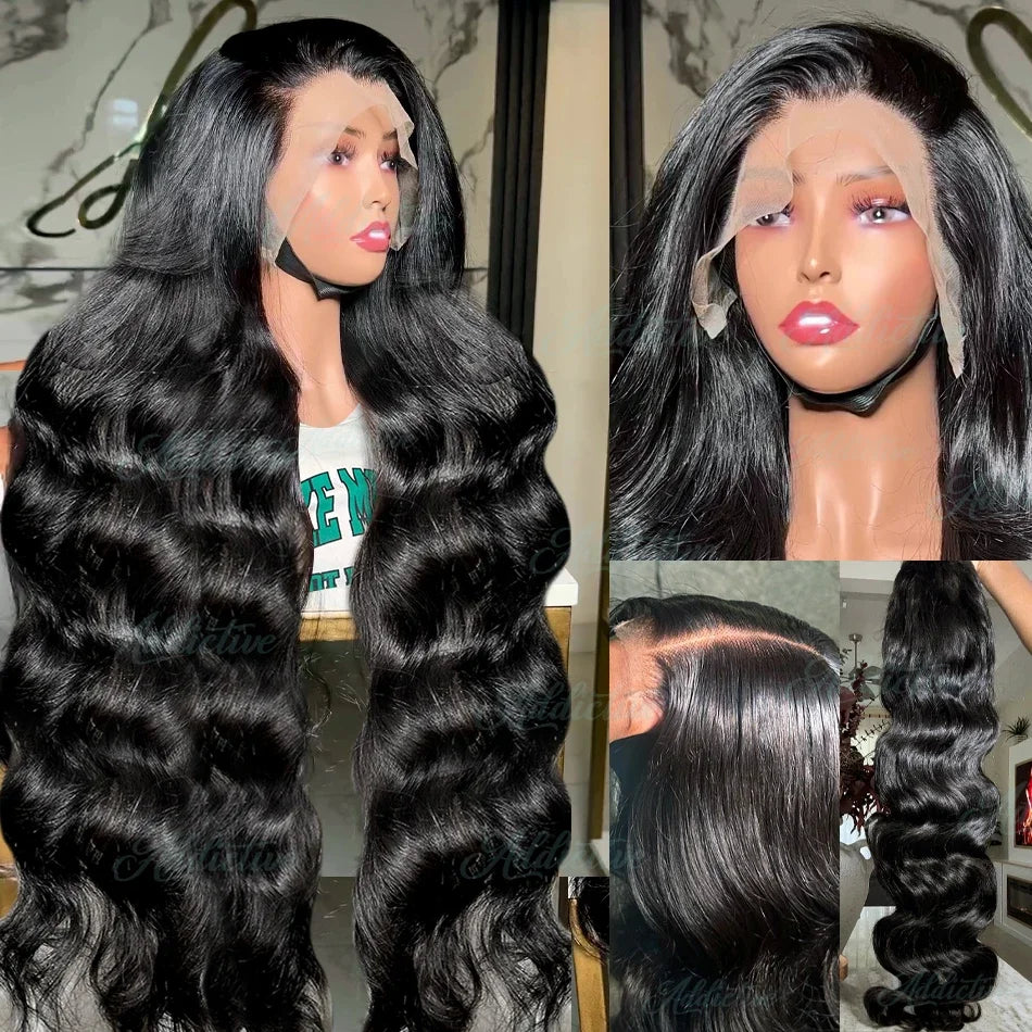 30 32 pouces Body Wave Perruques de cheveux humains 13x6 Hd Lace Front Wig cheveux humains 13x4 360 Lace Frontal Wigs 4x4 Lace Closure Perruque pour femmes