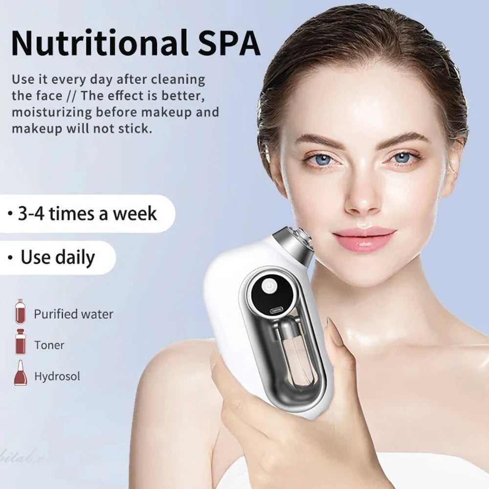 NOUVEAU Pulvérisateur de brume facial Humidificateur Vaporisateur rechargeable Vapeur facial Instrument de beauté hydratant Outil de soins de la peau du visage