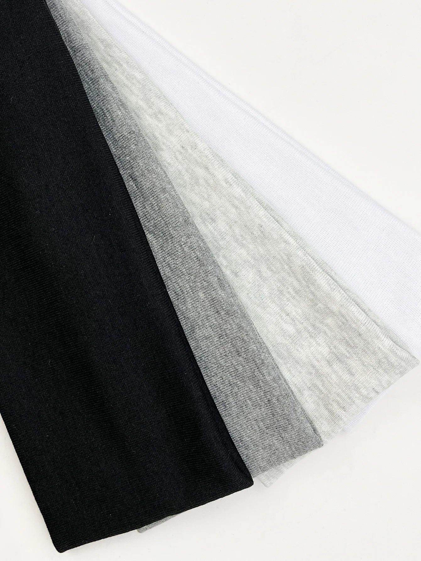 4Pcs/Set Fashion Knitted Hair Bands Women Solid Color Wide Elastic Headband Sport Yoga Hairband Soft Wash Face Makeup Headwrap