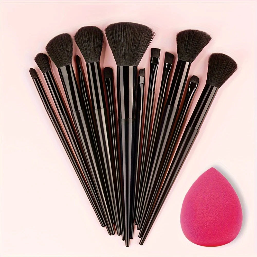 Ensemble de pinceaux de maquillage 13/33pcs Kit de pinceaux de maquillage professionnels doux