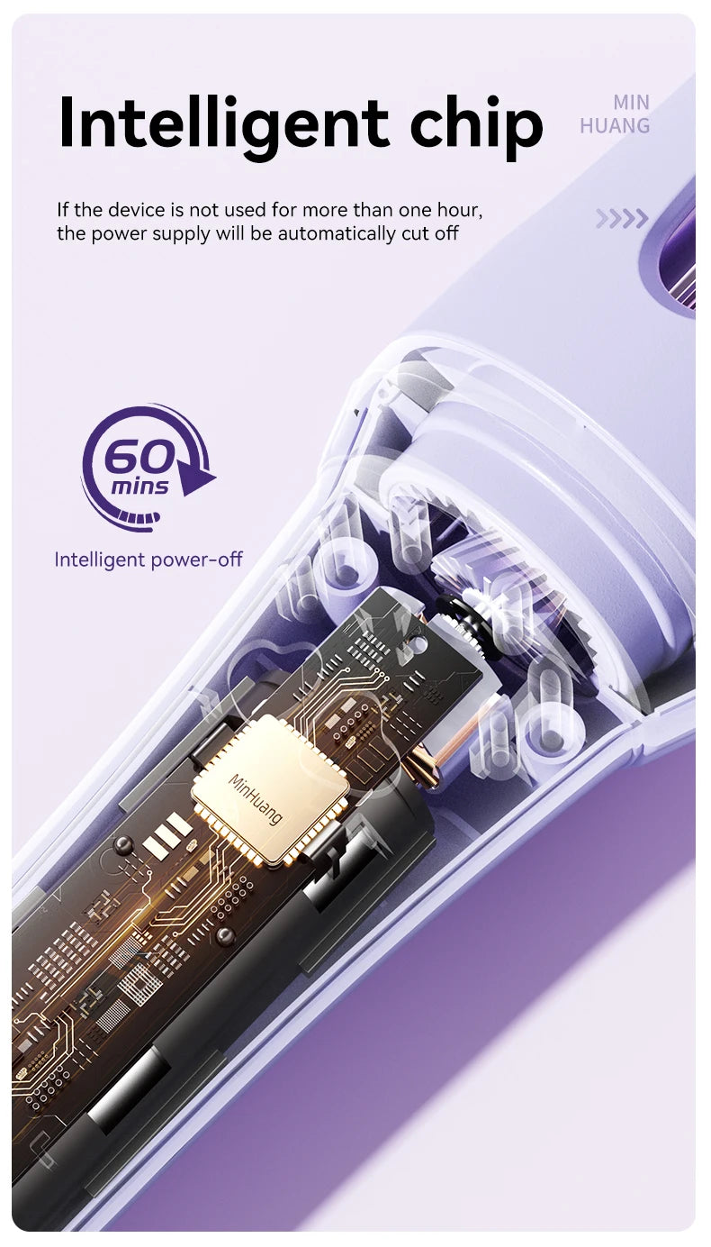 Fer à friser à friser 32mm Baguette à friser Pinces bouclées professionnelles Outil de coiffure de salon électrique en céramique Petit fer à sertir