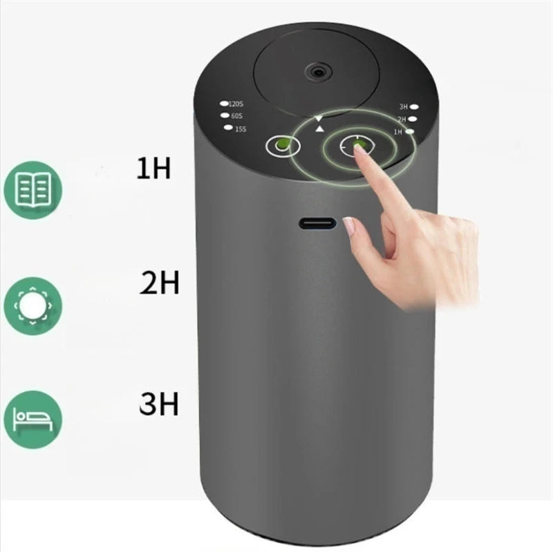 Russia Car Condensing Aroma Diffusers Pure Essential Oil Cool Fog Diffuser USB Power Cylindrical Oblique Section Simple Style