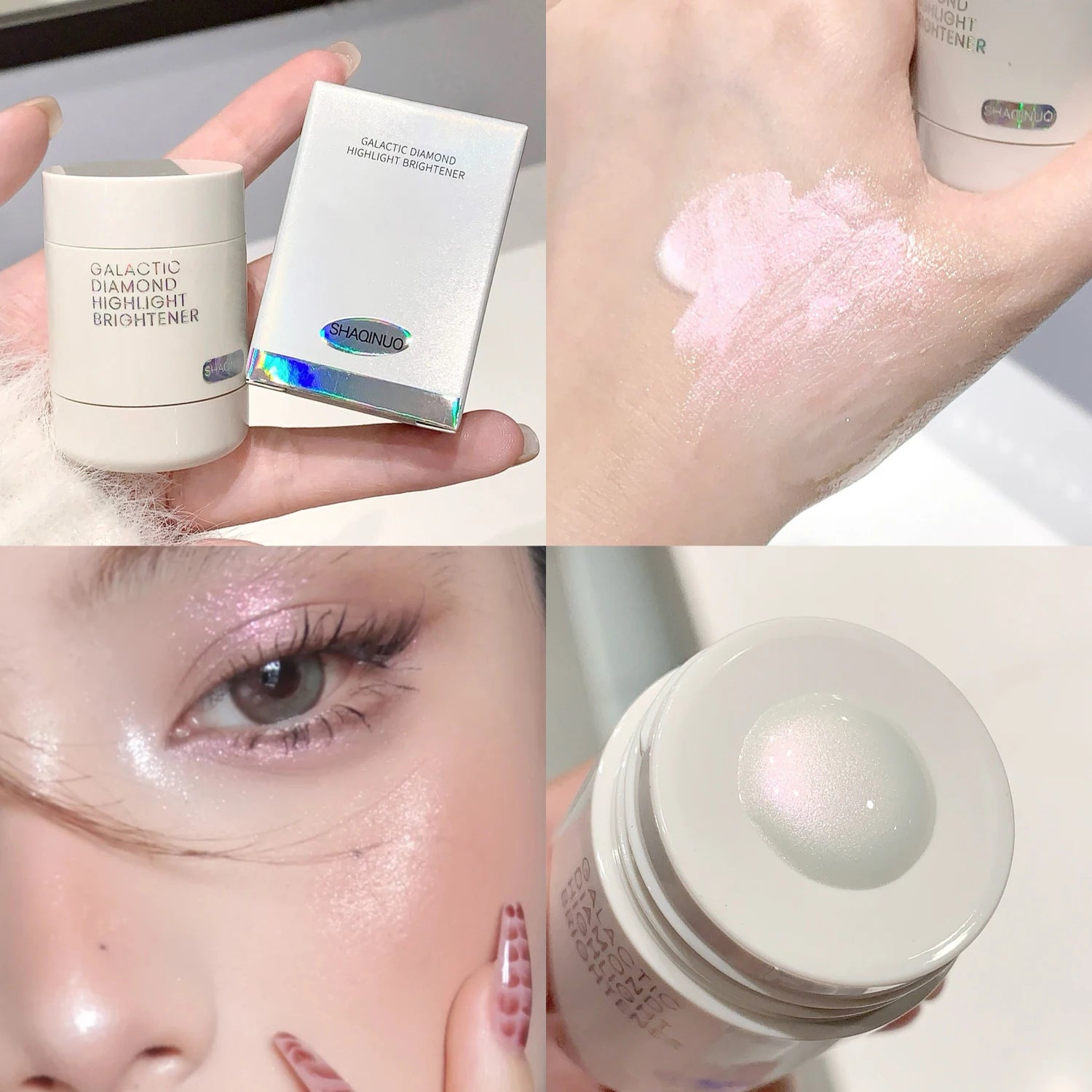 Pearlescent Diamond Highlighting Liquid Intense Sparkle Full Body Shimmer Facial Contour Brightening Lasting Liquid Highlighter