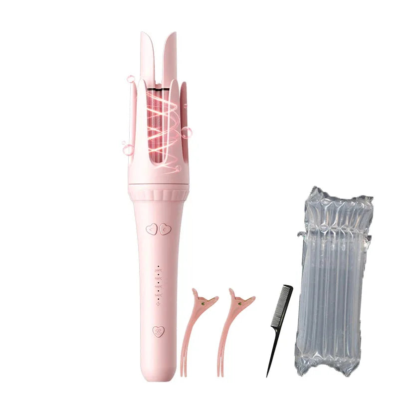 Fer à friser à friser 32mm Baguette à friser Pinces bouclées professionnelles Outil de coiffure de salon électrique en céramique Petit fer à sertir