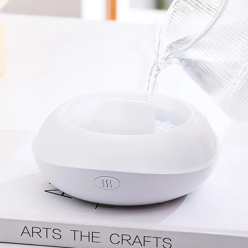 High Quality Aroma Diffuser Essential Oil Lamp 200ml USB Portable Air Humidifier with Color Flame Night Light