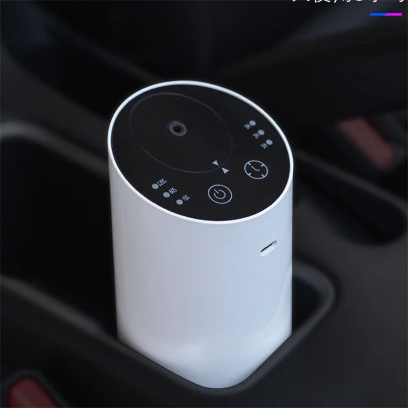 Russia Car Condensing Aroma Diffusers Pure Essential Oil Cool Fog Diffuser USB Power Cylindrical Oblique Section Simple Style