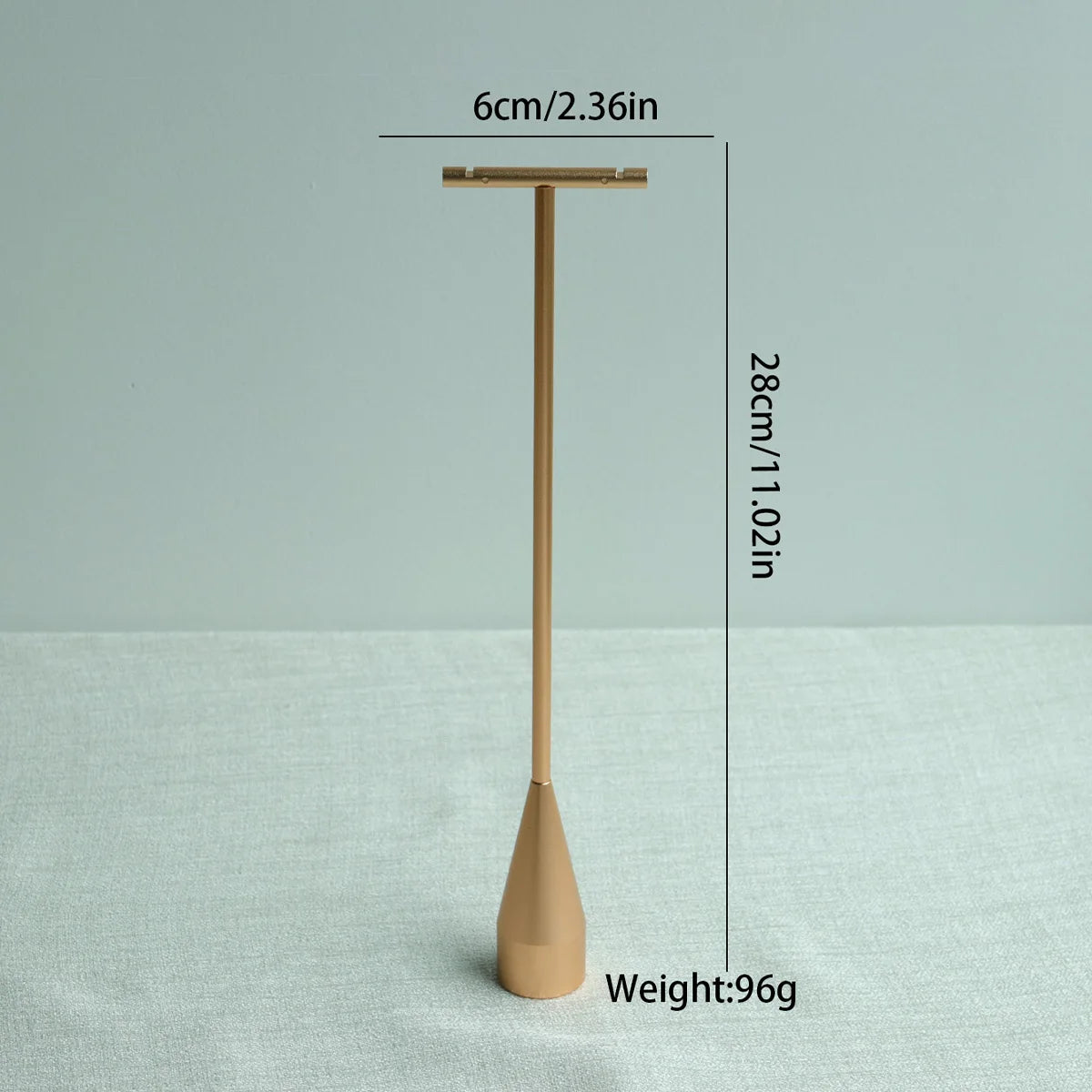 Beige Jewelry Display Props with Metal Base Earring Necklace Organizer Holder Jewelry Counter Earrings Rings Display Stand