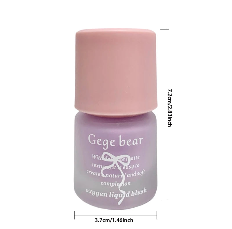 Gege Bear Light Blush Liquid Moisturizing Mirror Vitality Moisturizing Whitening Brightening Natural Rouge
