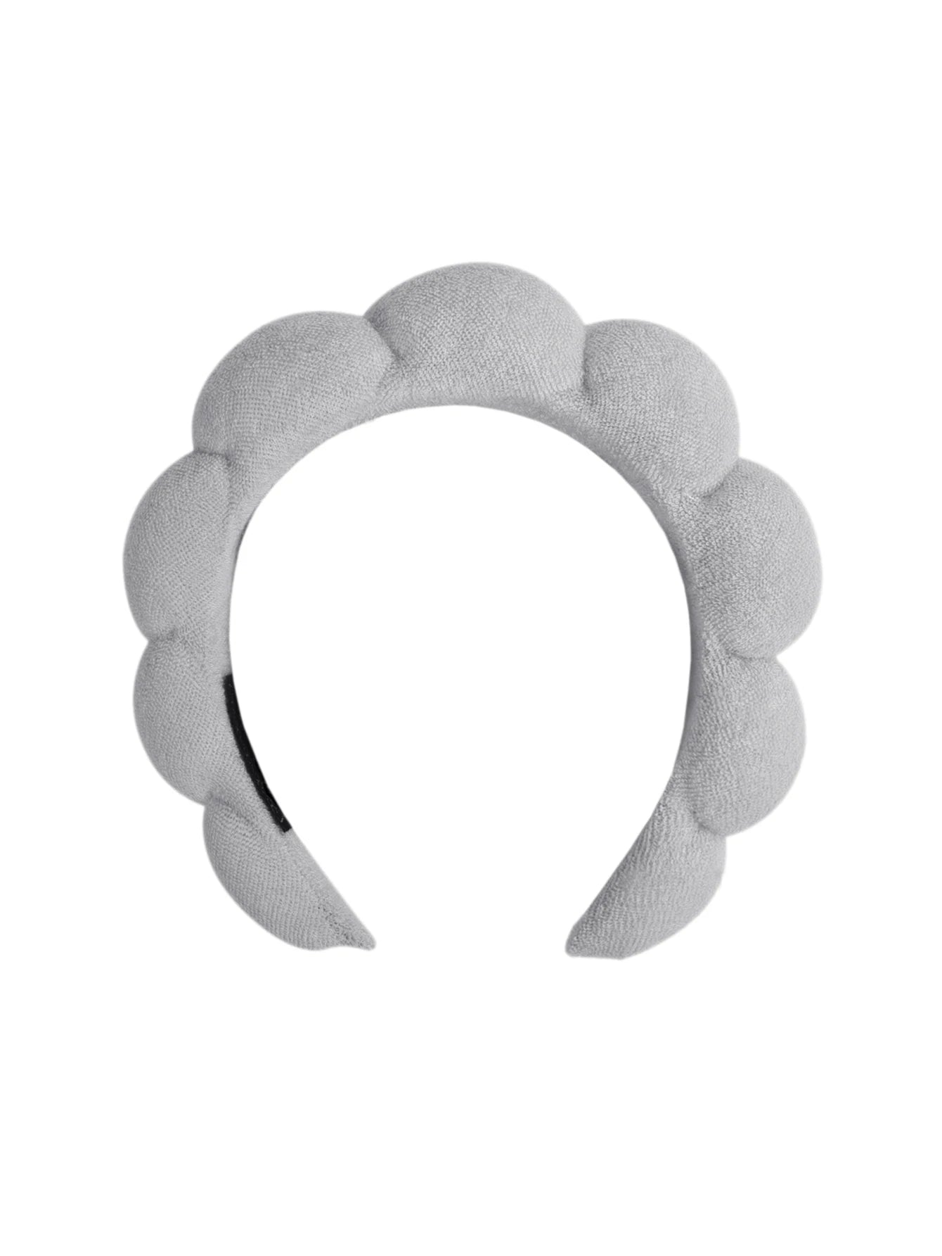 3Pcs Fashion Microfiber Washing Wristbands Scrunchies Puffy Headband Spa Bubble Headband for Washing Face Makeup Shower Skincare