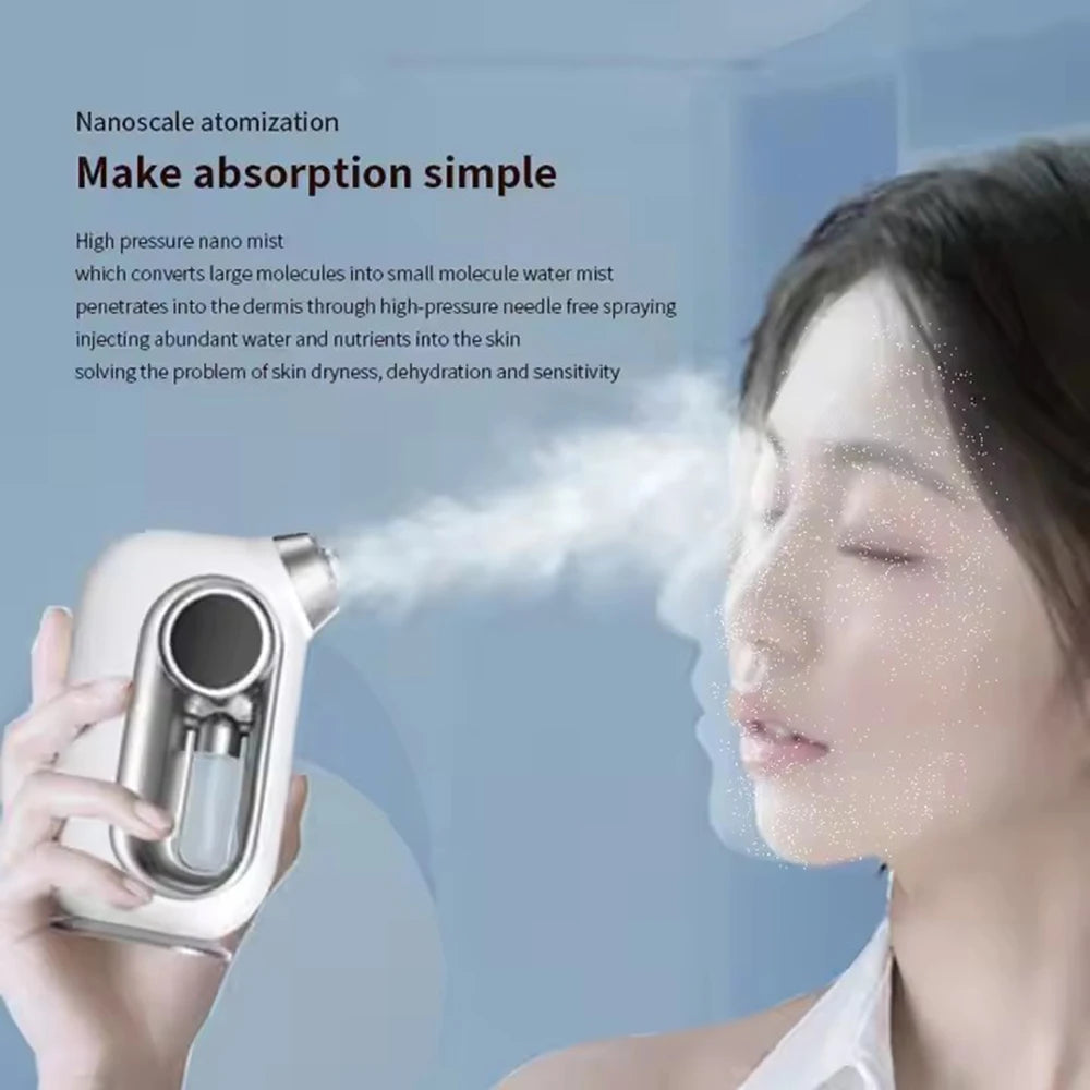 NOUVEAU Pulvérisateur de brume facial Humidificateur Vaporisateur rechargeable Vapeur facial Instrument de beauté hydratant Outil de soins de la peau du visage