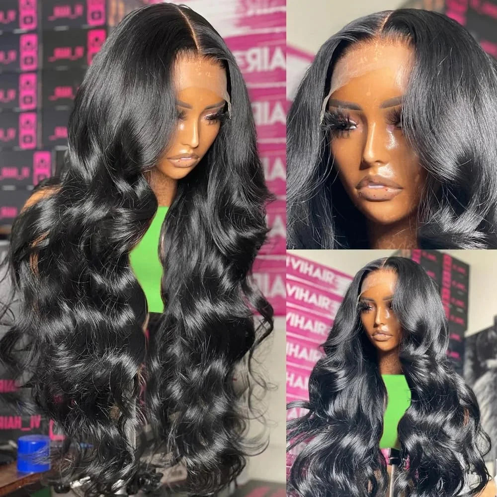 30 32 pouces Body Wave Perruques de cheveux humains 13x6 Hd Lace Front Wig cheveux humains 13x4 360 Lace Frontal Wigs 4x4 Lace Closure Perruque pour femmes