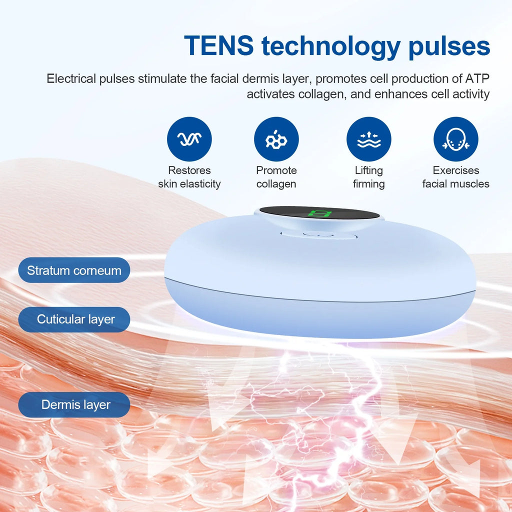 V Line Face Sliming Strap Facial EMS Levage Machine Micro-courant Face Masseur Basse Fréquence Pulse Chin Cheek Lift Up Belt