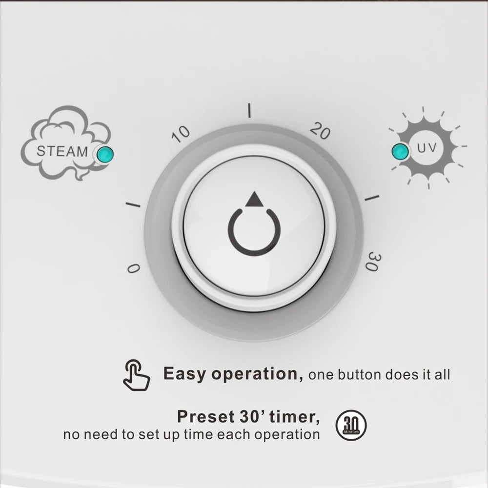 Hot Ozone Facial Steamer Warm Mist Humidifier for Face Deep Cleaning Vaporizer Sprayer Home Spa Salon Skin Care Whitening