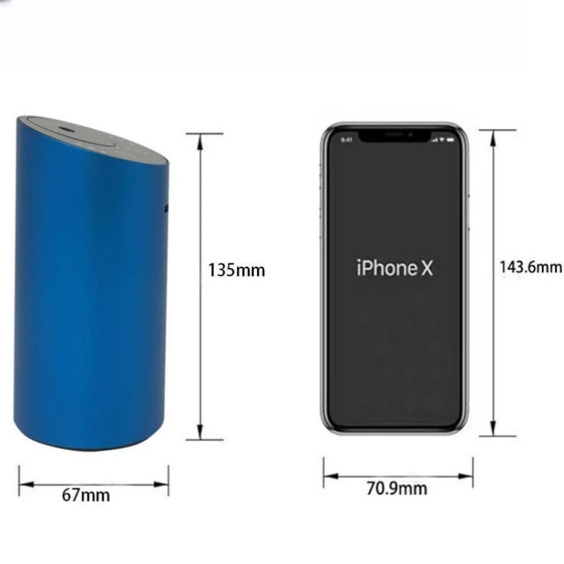 Russia Car Condensing Aroma Diffusers Pure Essential Oil Cool Fog Diffuser USB Power Cylindrical Oblique Section Simple Style