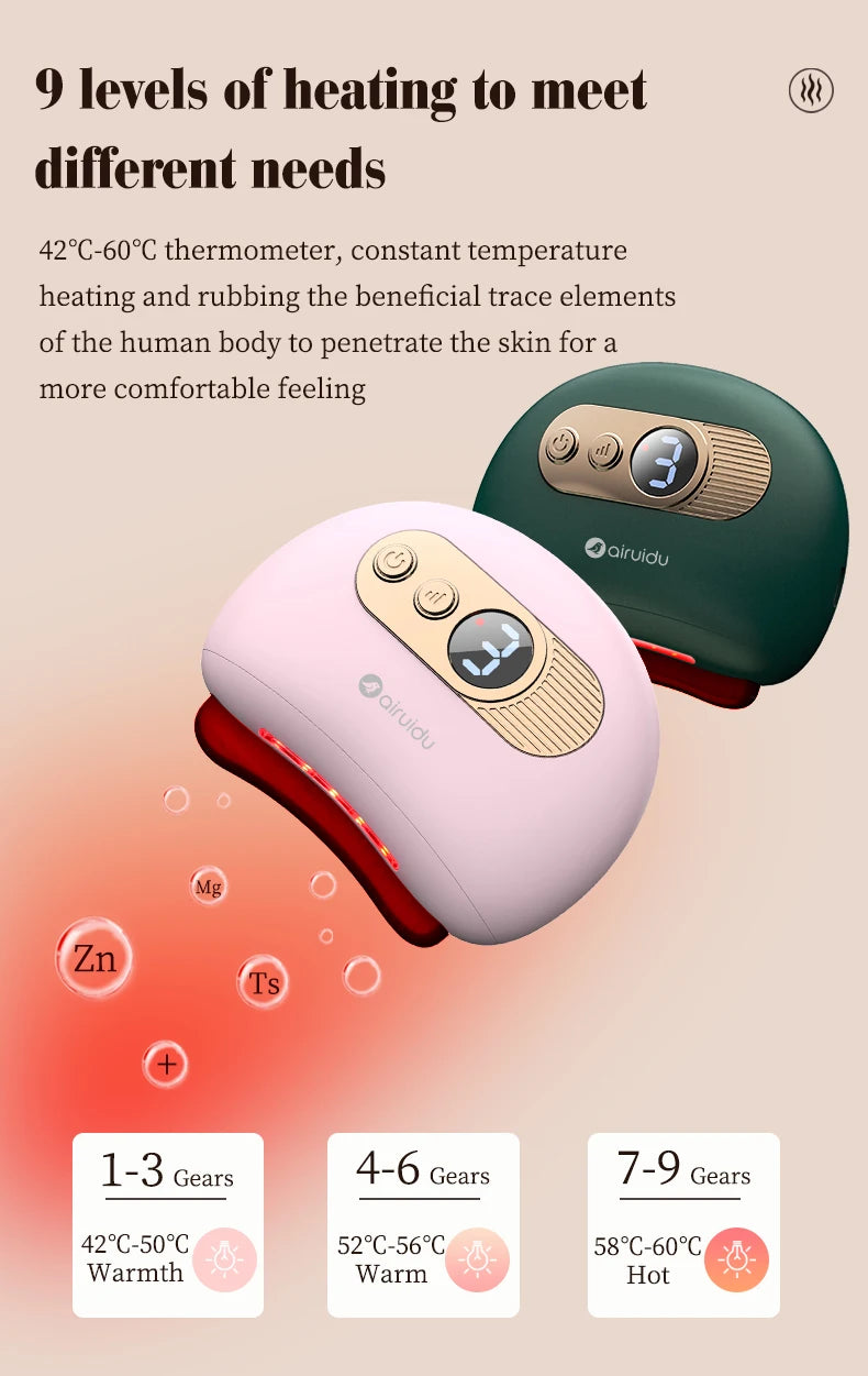 Electric Gua Sha Massage Board For Face Relieve Physical Fatigue Guasha Plate Jade Face Massager Scrapers Tools For Full Body