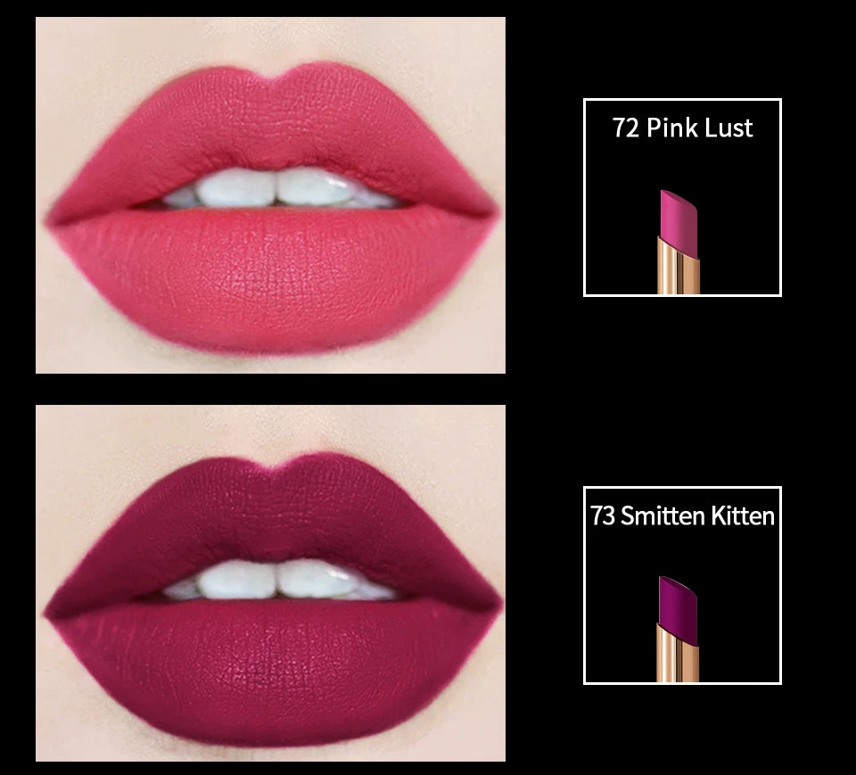 Long-Durable Rouge à lèvres nude mat imperméable Velours coréen de luxe Facile à porter Rouge à lèvres pour femmes Maquillage Cosmétique