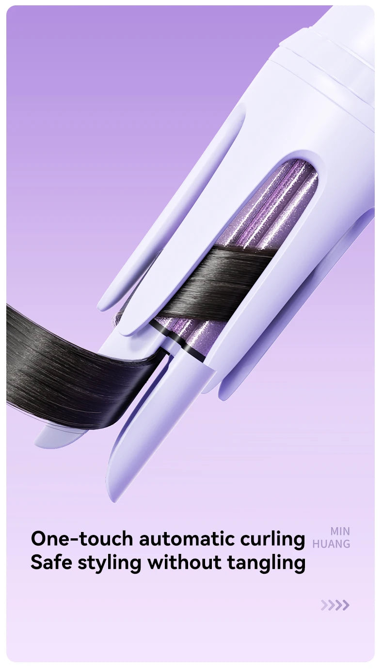 Fer à friser à friser 32mm Baguette à friser Pinces bouclées professionnelles Outil de coiffure de salon électrique en céramique Petit fer à sertir