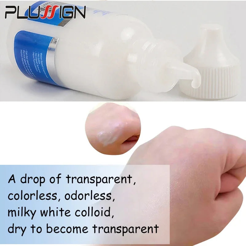 Plussign Wig Glue With Remover Super Lace Glue For Lace Wigs/Toupee/Closure Hair Glue Remover Wig Installation Kit