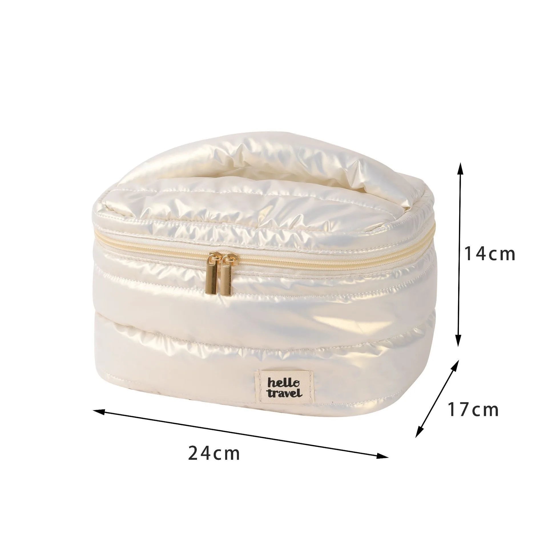 Large Capacity Travel Makeup Bag Fashion Portable Multifunctional Cosmetic Bag Waterproof Toiletry  Storage Organizer Bag