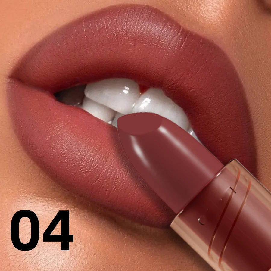 14-color Matte Lipstick  Red Lip Stick Waterproof Sexy Korean Makeup Lip Tint Brown Pink Lip Cosmetic Long Lasting Lip Gloss