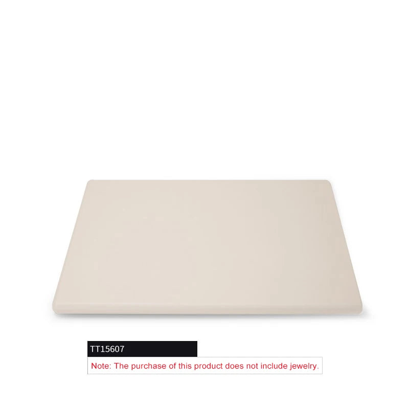 Ciyye Beige Jewelry Counter Display Set Props Shop Cabinet Display for Necklace Earring Ring Jewelry Stand Storage Organizer Set