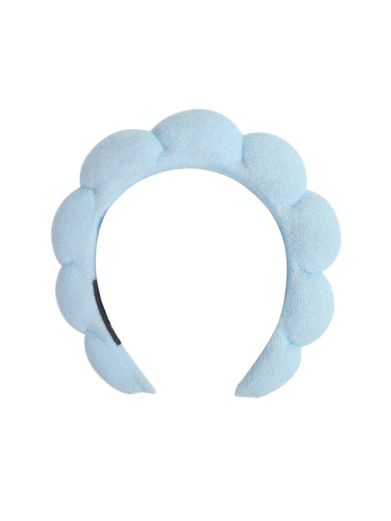 3Pcs Fashion Microfiber Washing Wristbands Scrunchies Puffy Headband Spa Bubble Headband for Washing Face Makeup Shower Skincare