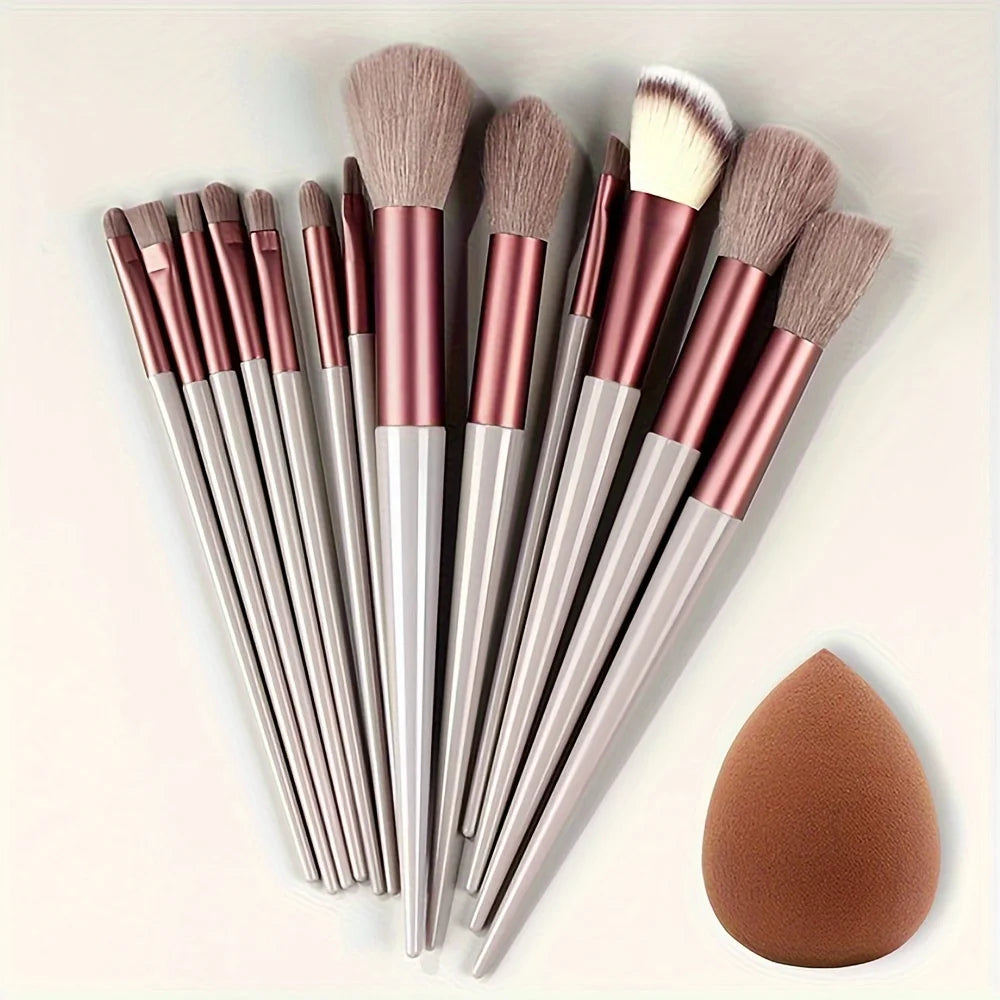 Ensemble de pinceaux de maquillage 13/33pcs Kit de pinceaux de maquillage professionnels doux