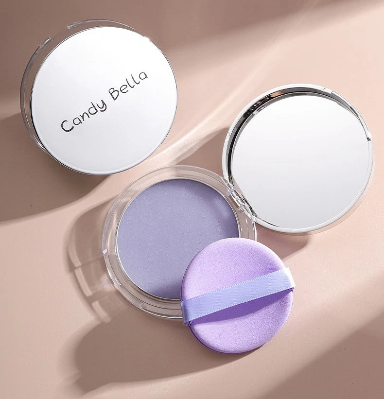 1PC Candy Bella Violet Cream To Powder Skin-friendly Skin Natural Face Long Lasting Oil-controlling Contouring Powder Cosmetics